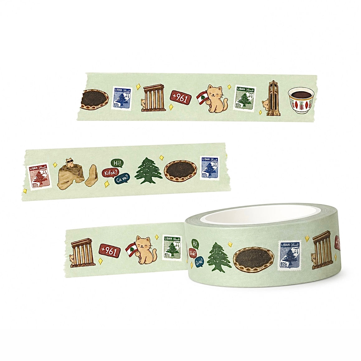 Lebanon 101 - Washi Tape