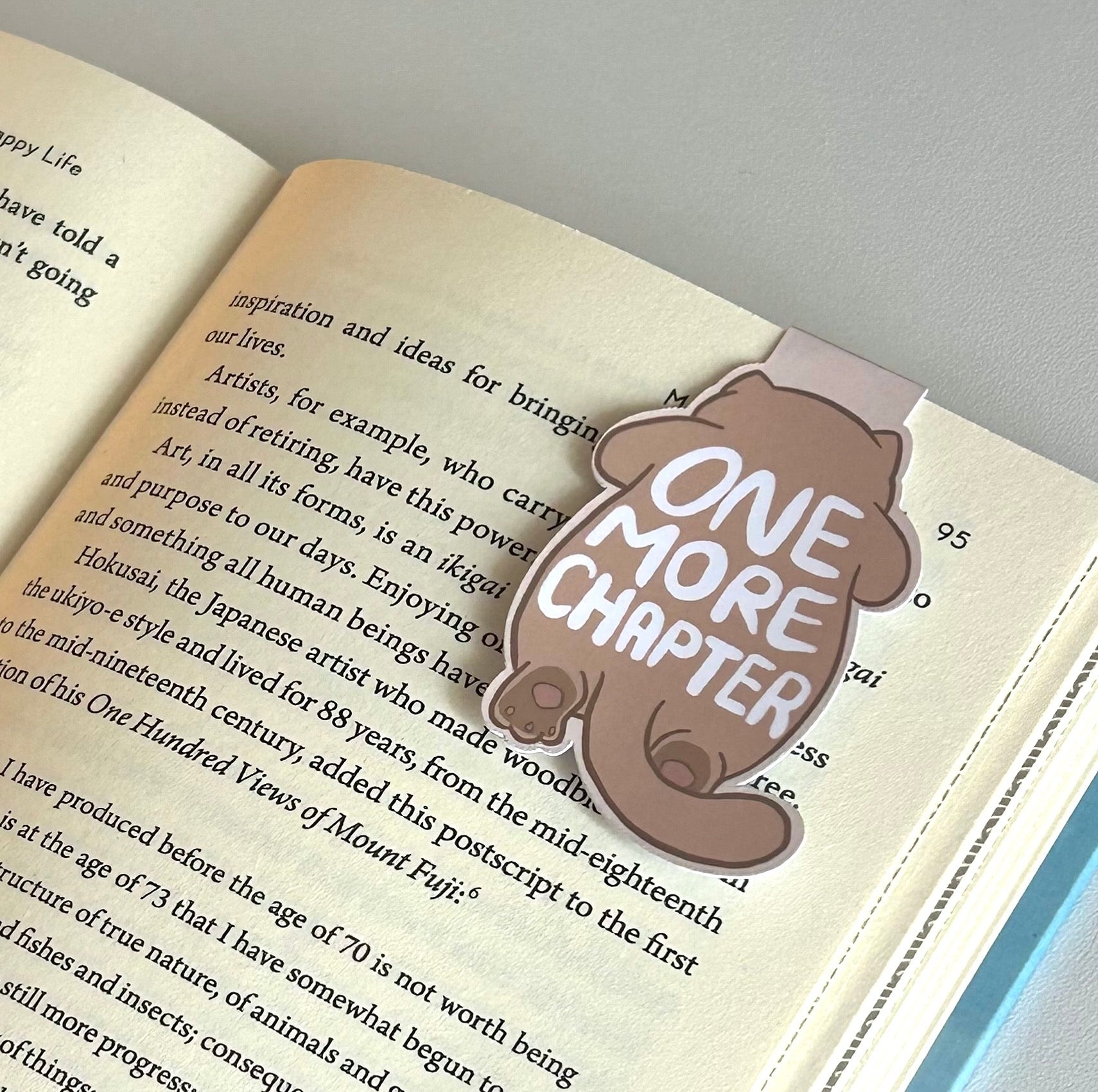 One More Chapter - Magnetic Bookmark
