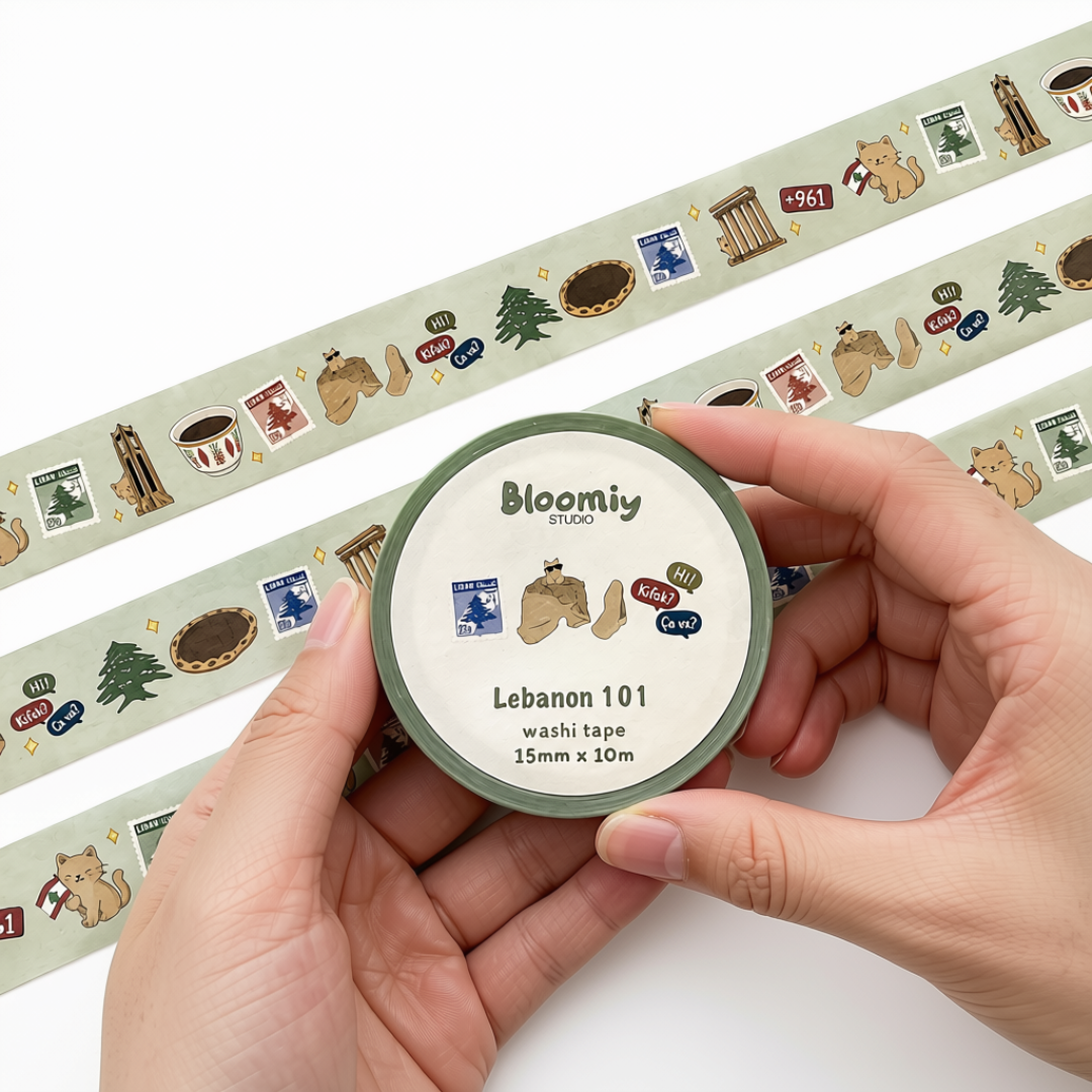Lebanon 101 - Washi Tape