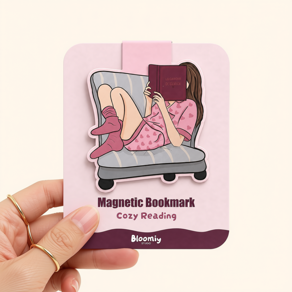 Cozy Reading - Magnetic Bookmark