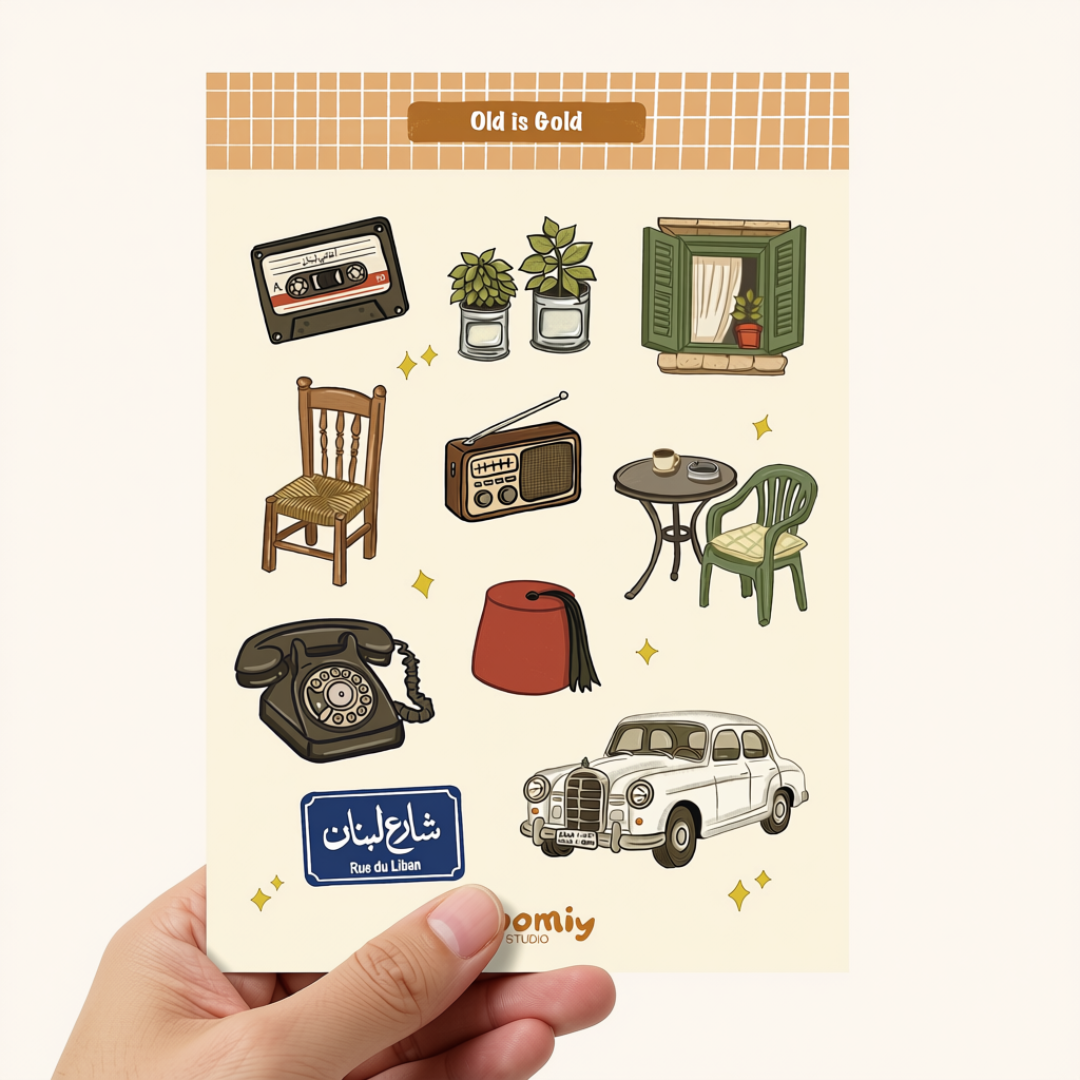 Old is Gold - Sticker Sheet