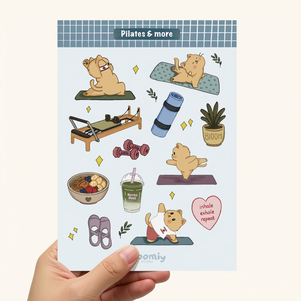 Pilates & More - Sticker Sheet