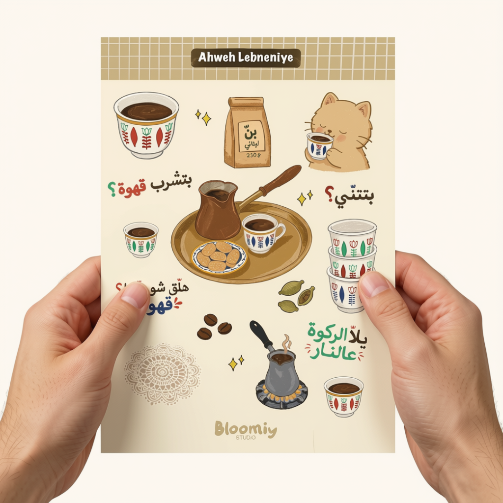 Ahweh Lebneniye - Sticker Sheet
