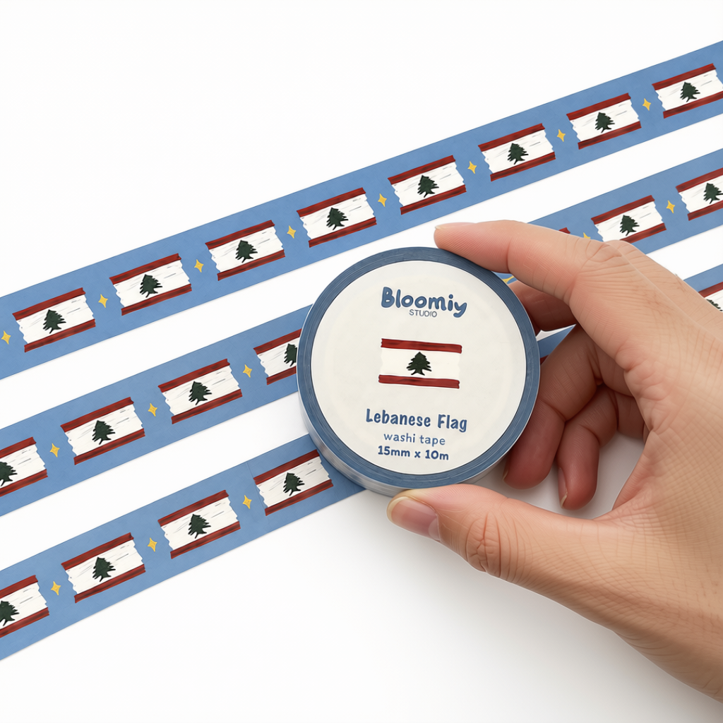 Lebanese Flag - Washi Tape
