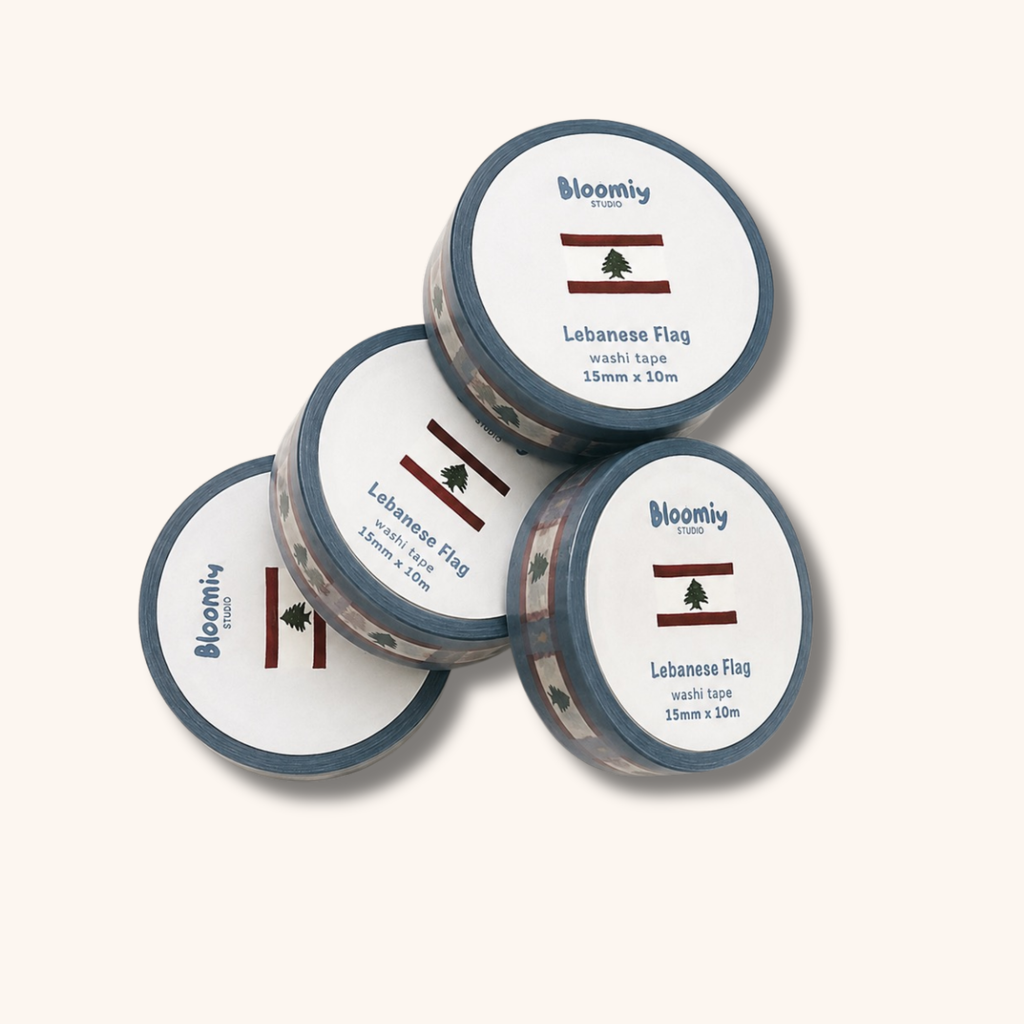 Lebanese Flag - Washi Tape