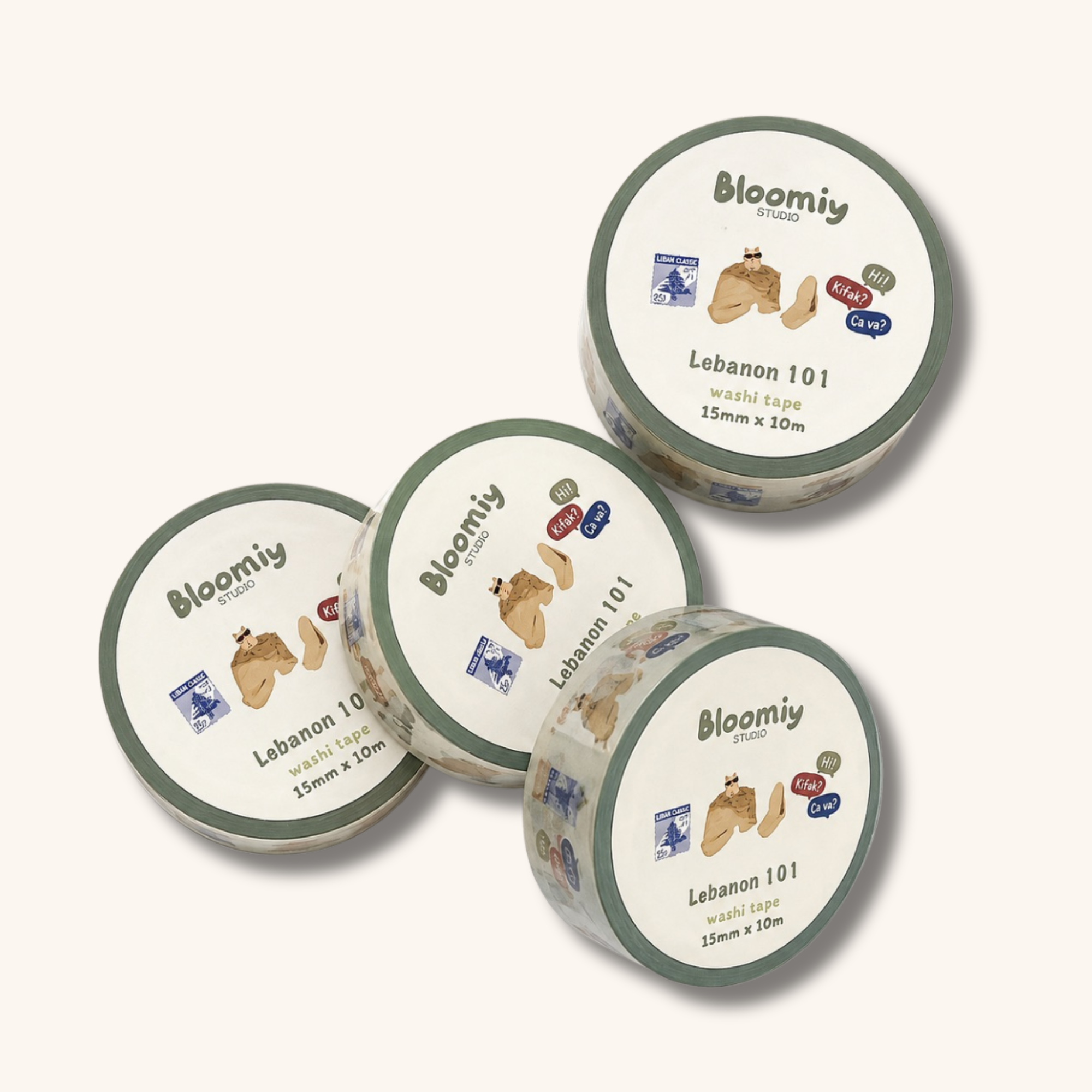 Lebanon 101 - Washi Tape
