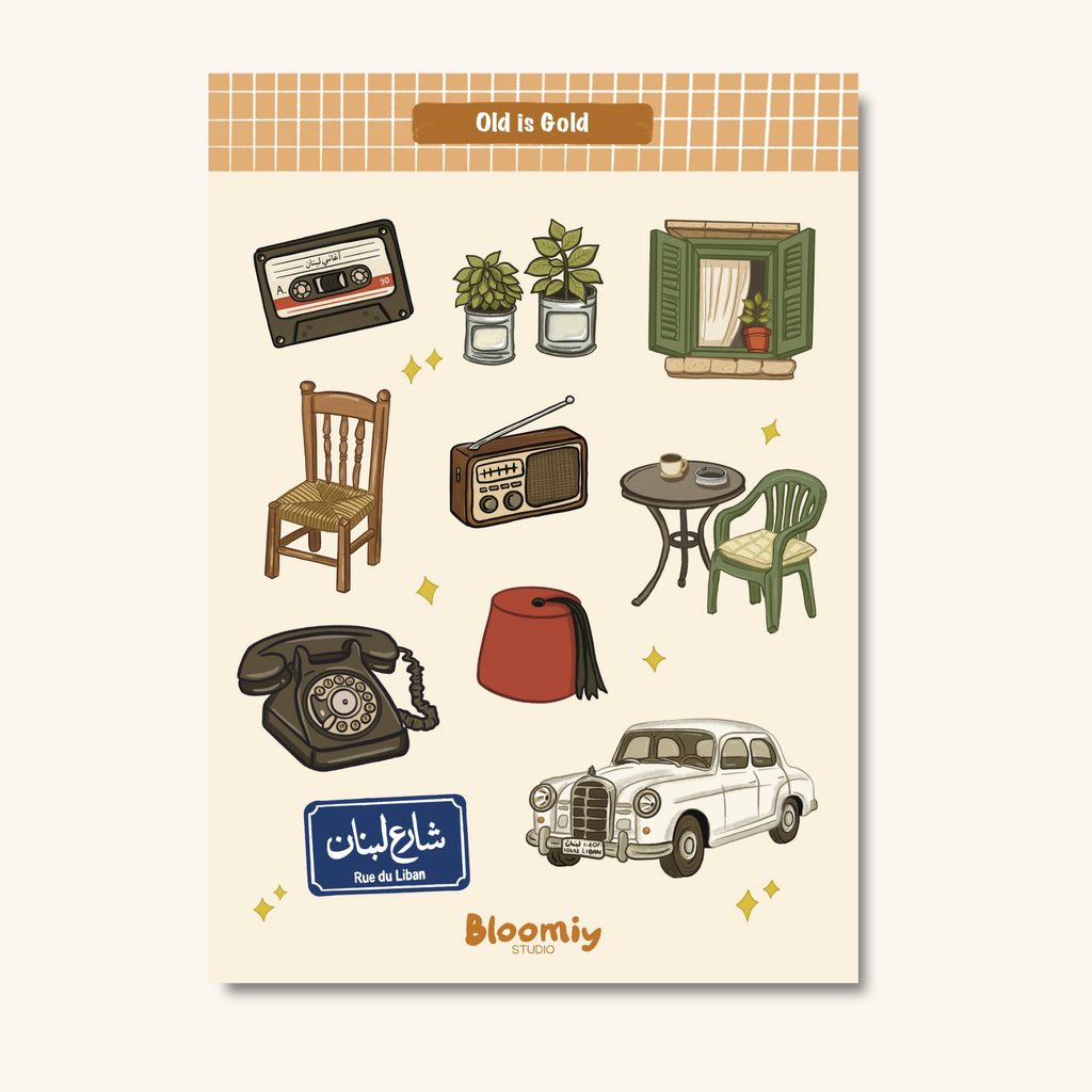 Old is Gold - Sticker Sheet